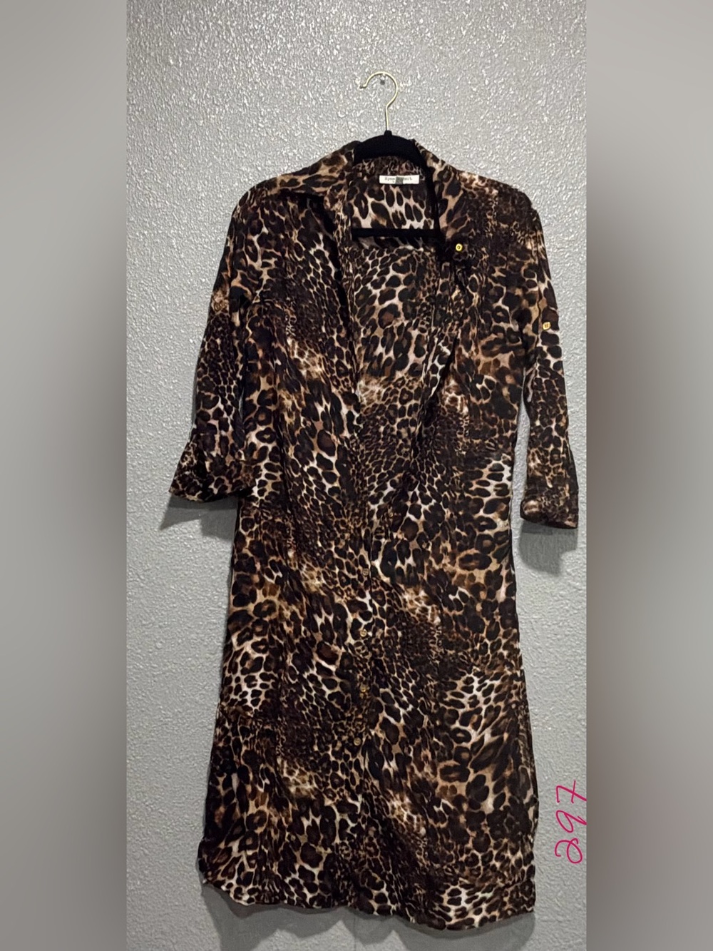 Leopard Print cardigan - Brown Animal Print